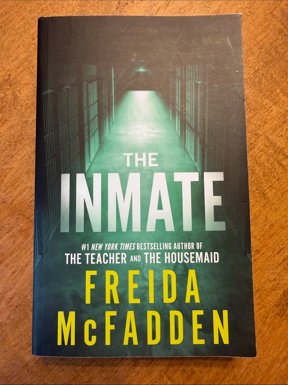 Paperback Book: The Inmate by Freida McFadden - Green Ombre Paperback